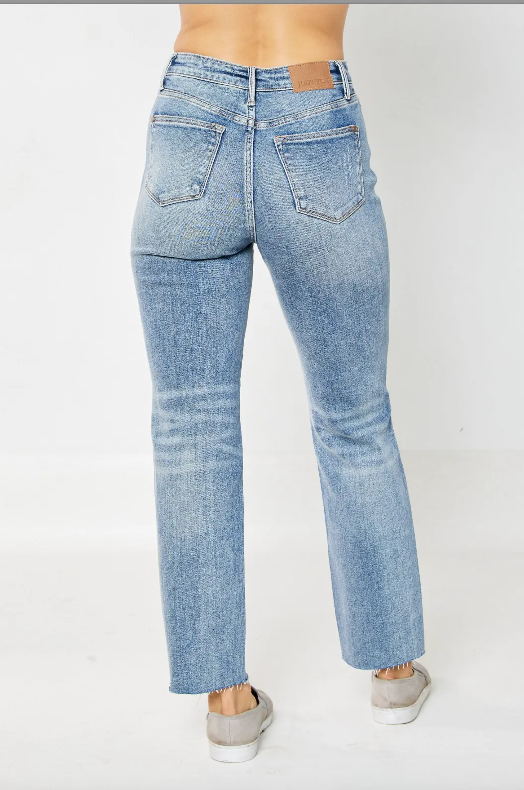 Destroyed Straight Leg Jeans by Judy Blue