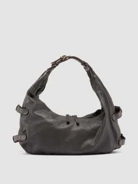 JULIE 009 - Brown Leather Shoulder Bag