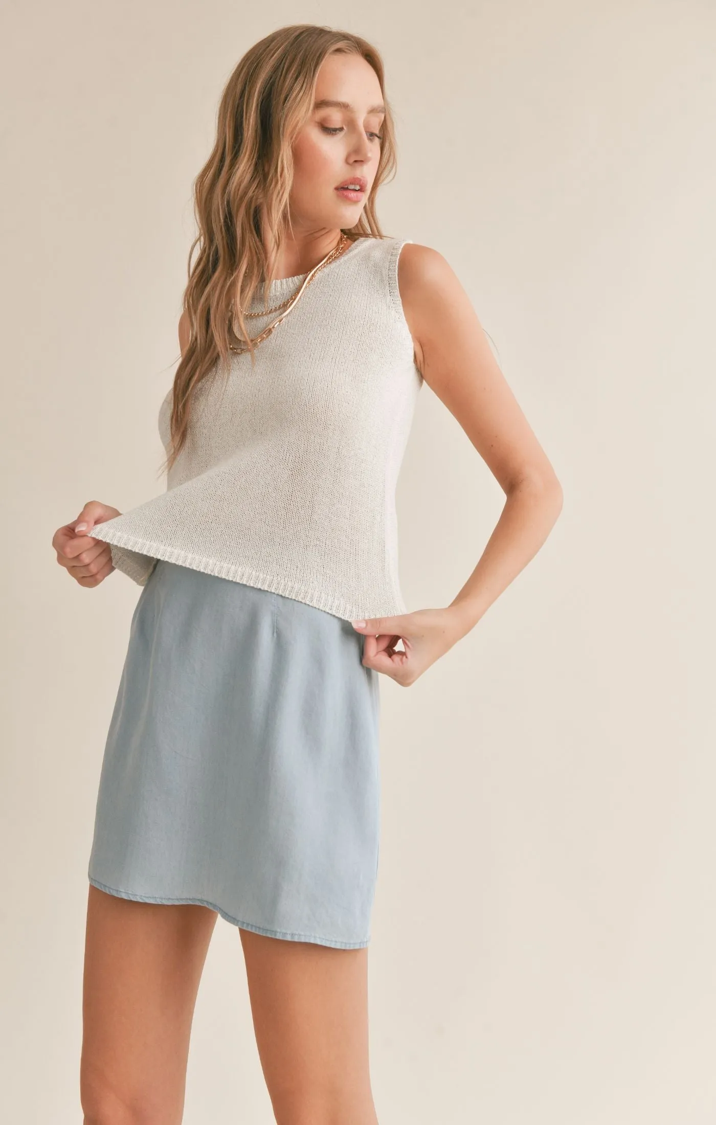 Knitted Tank Top by Julie