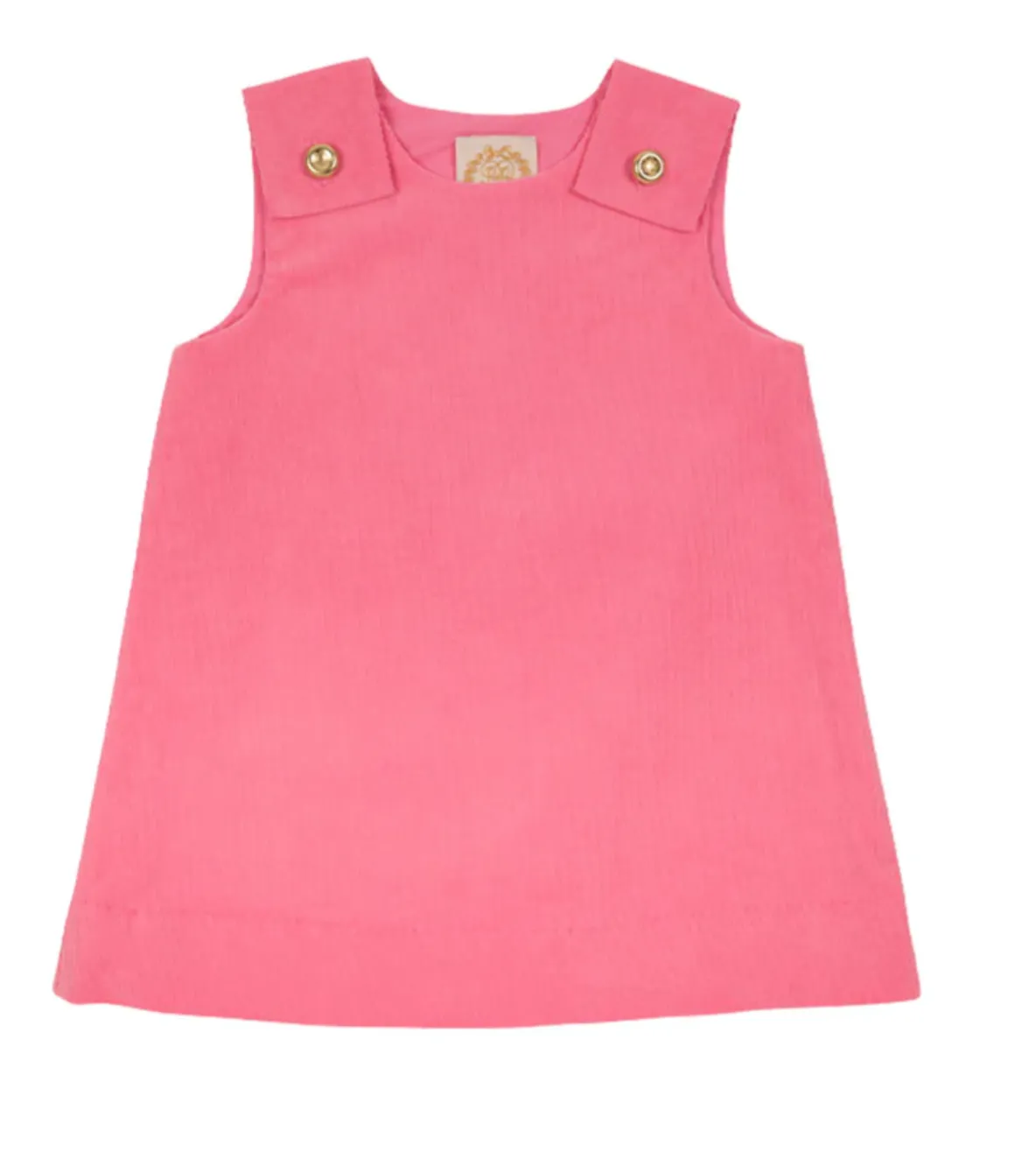 Juliet Jumper (Corduroy) Hamptons Hot Pink with Brass Buttons