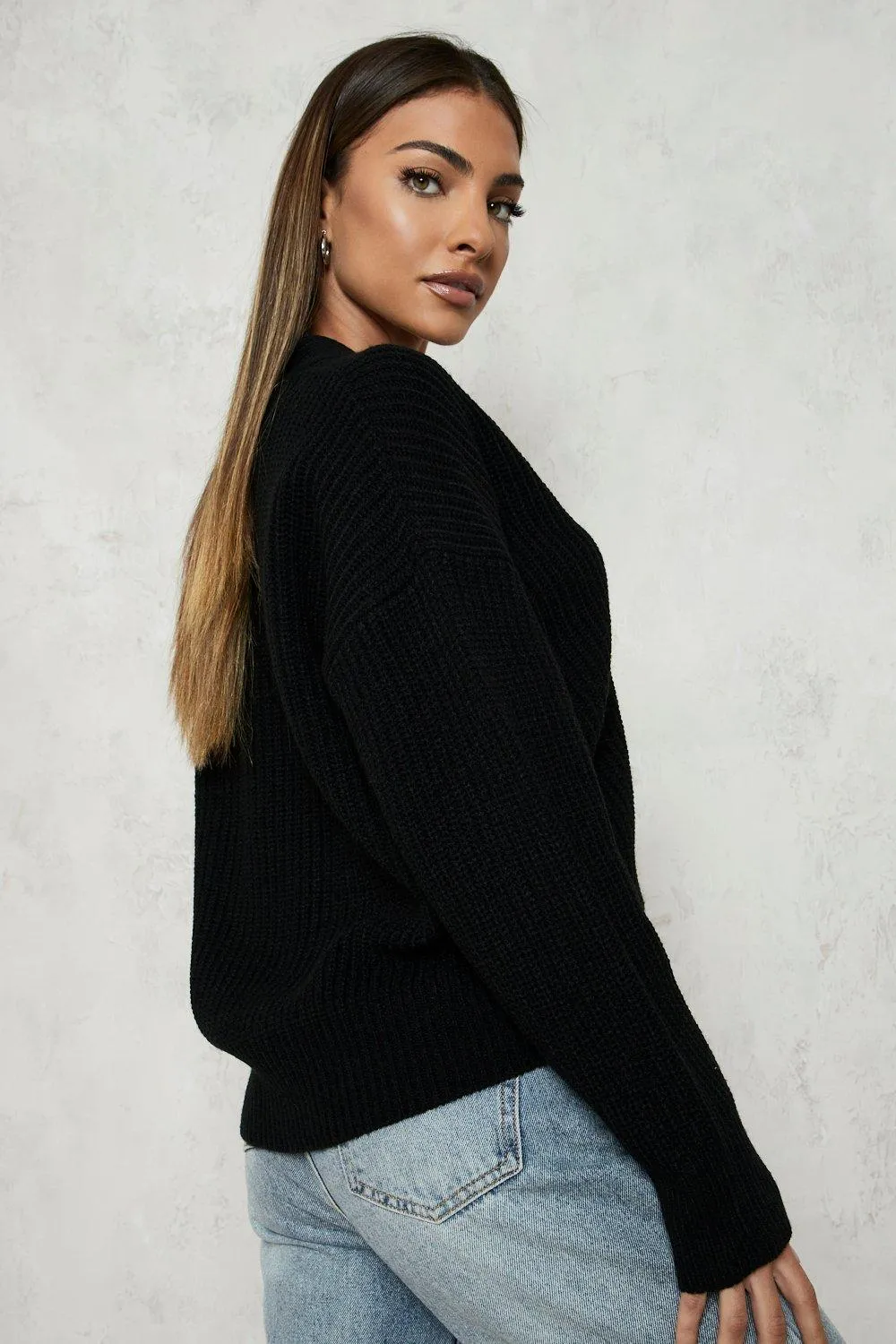 Fisherman V Neck Cardigans - Shop Jumpers at boohoo