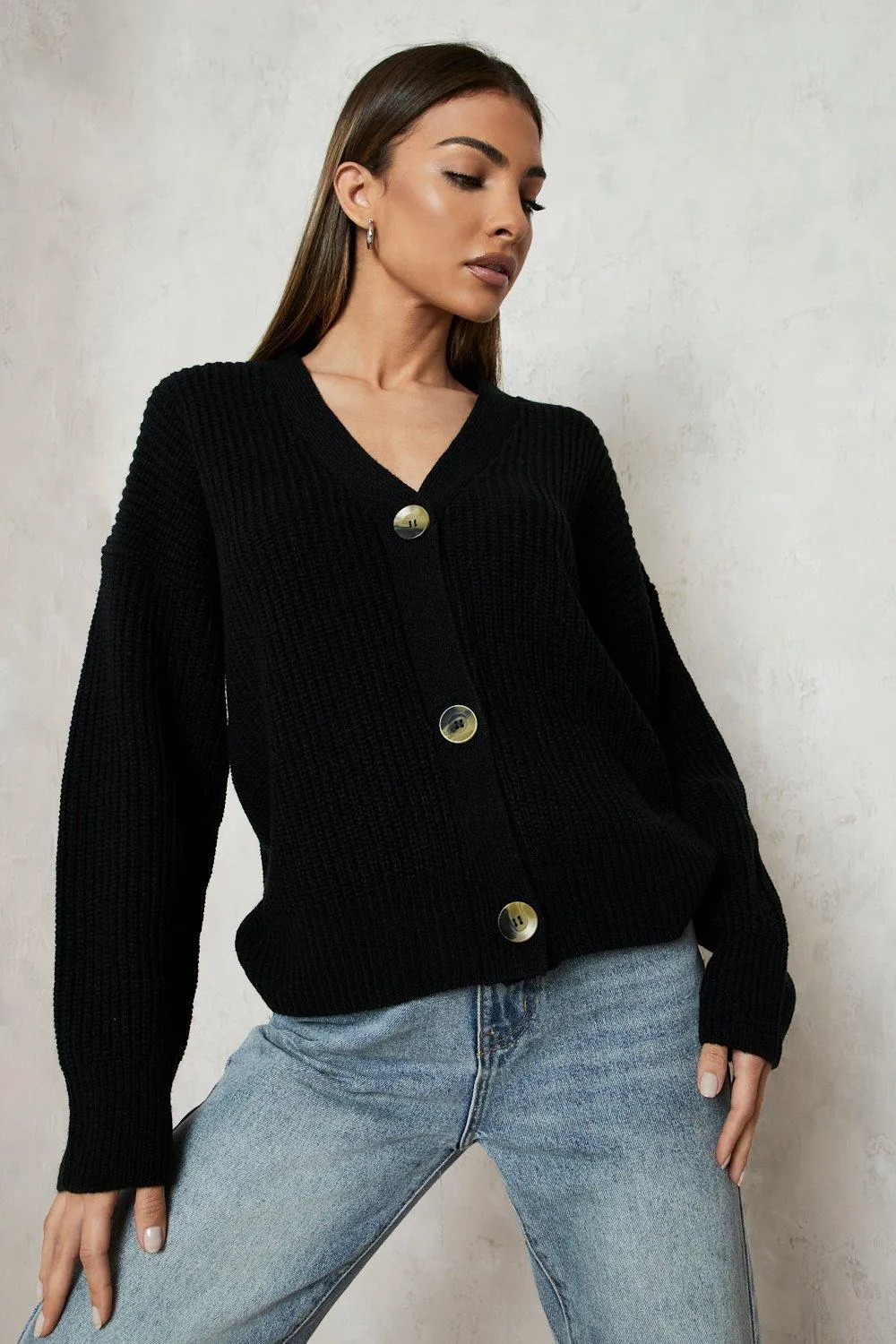 Fisherman V Neck Cardigans - Shop Jumpers at boohoo