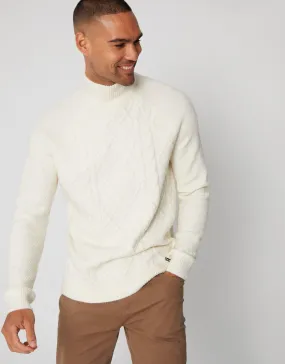 Turtle Neck Cable Knit Jumper by 'Ayres'