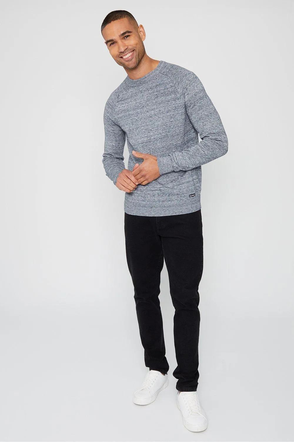 'Morland' Cotton Crew Neck Knitted Jumper by Threadbare