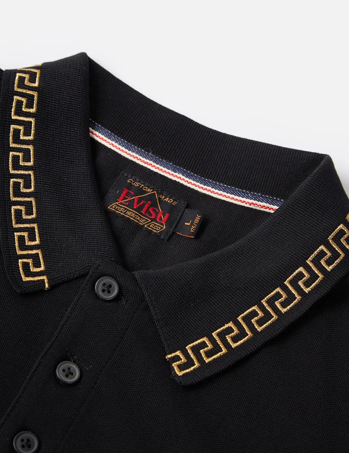 Kamon Embroidered Polo Shirt