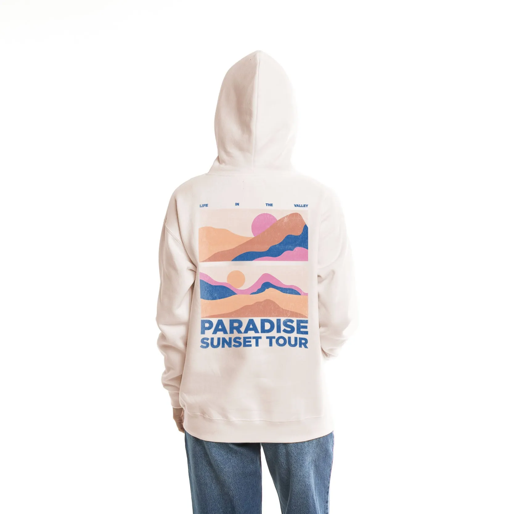 Kangaroo Sunset Tour Hoodie Classic Beach Coconut Cream