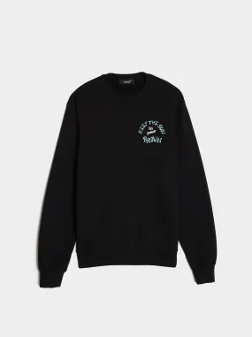 Black Sun Brain Sweatshirt