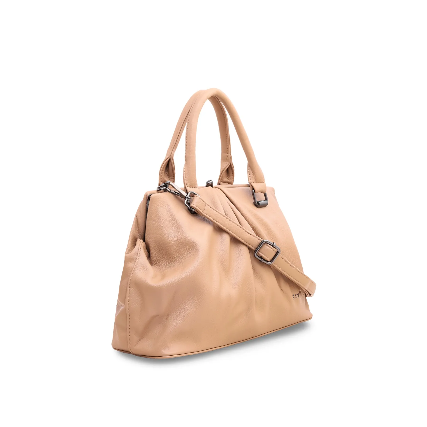 Khaki Formal Hand Bag P35958