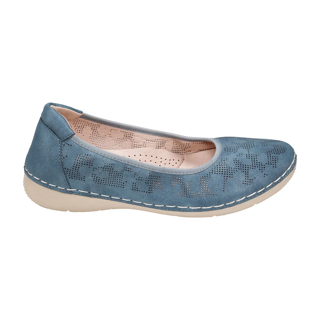 Kiana Navy Flat