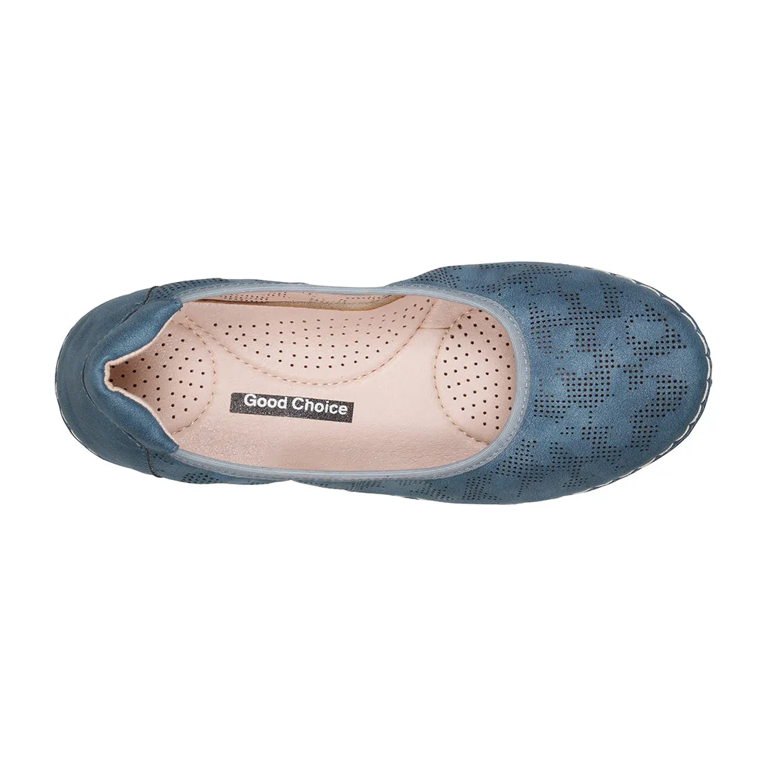 Kiana Navy Flat