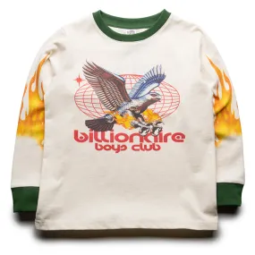 Kids Billionaire Boys Club Flame L/S Knit Tee - Whisper White