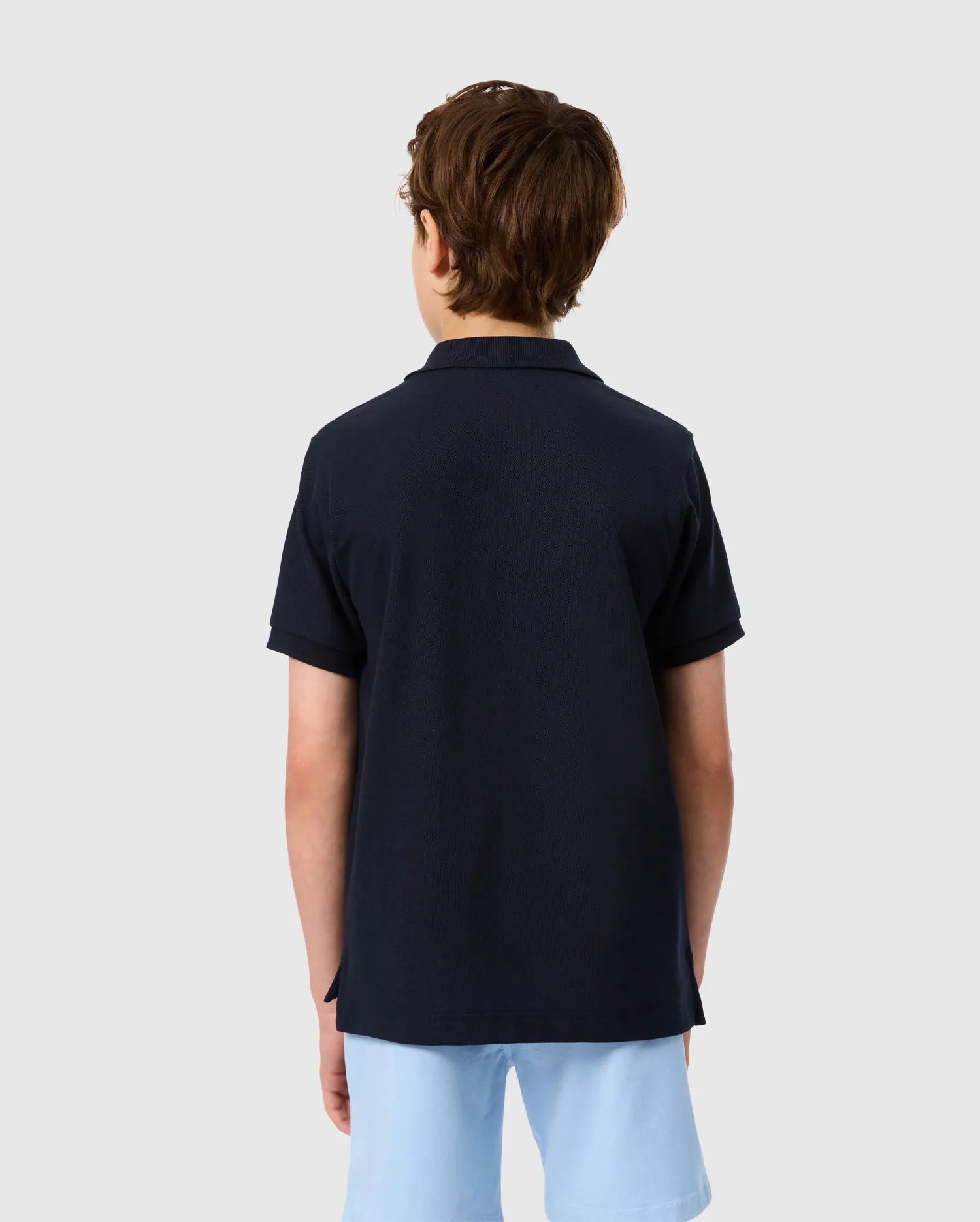 KIDS CLASSIC PIQUE POLO SHIRT - B0K021AR00