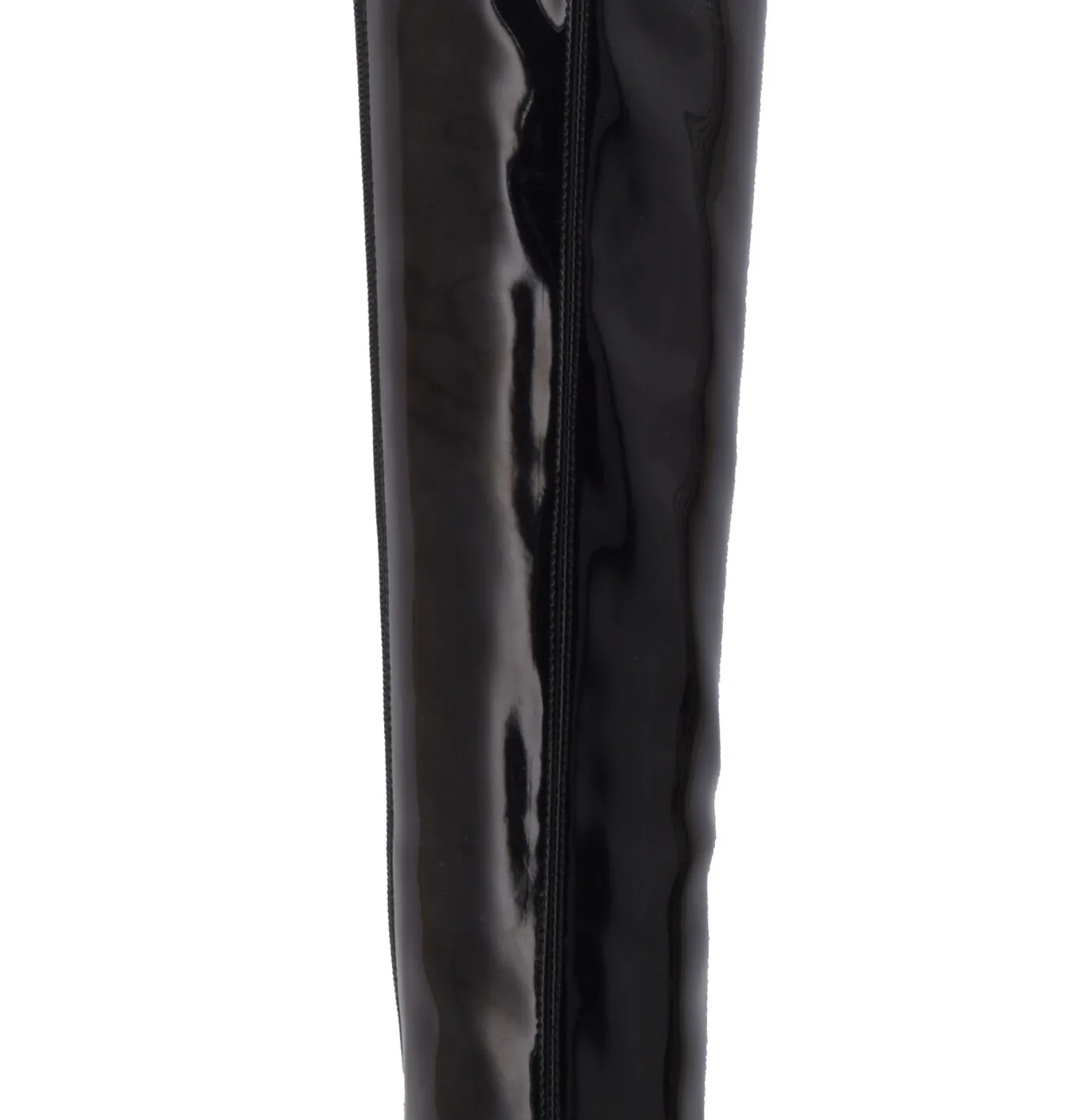 Knee boots with 12 cm heel in Italian VEGAN leather