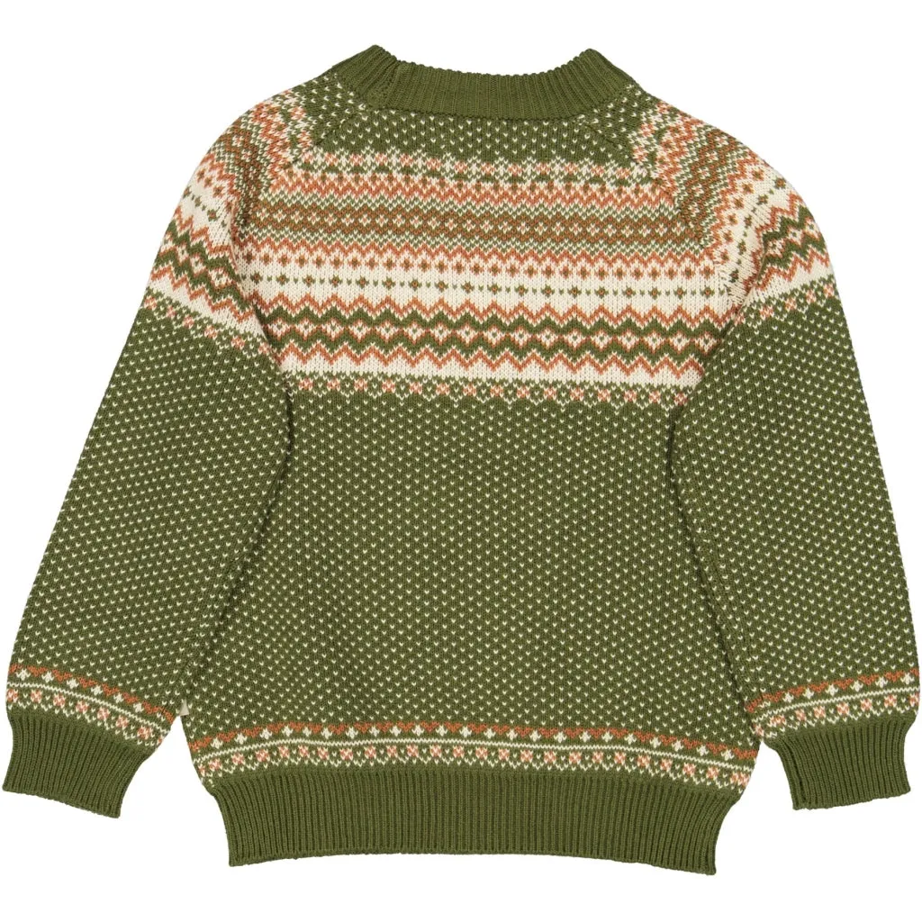 Knit Pullover Bennie - winter moss