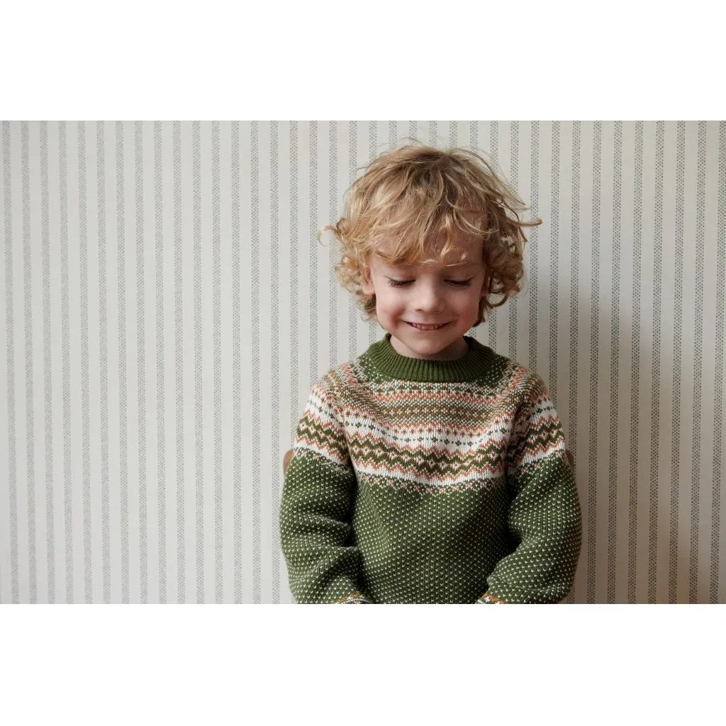 Knit Pullover Bennie - winter moss