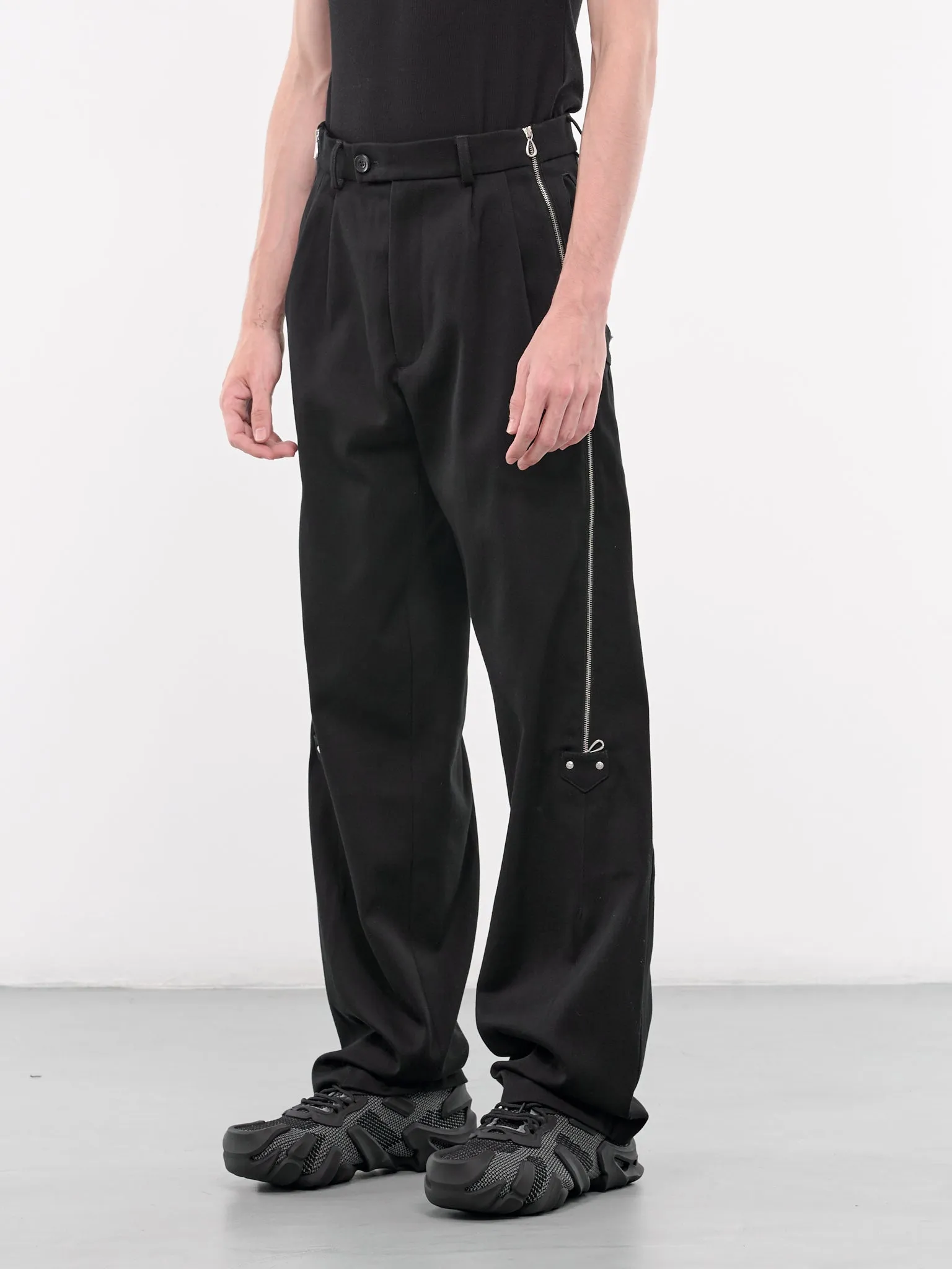 Knox Zip Trousers (T05-21-RAVEN-BLACK)