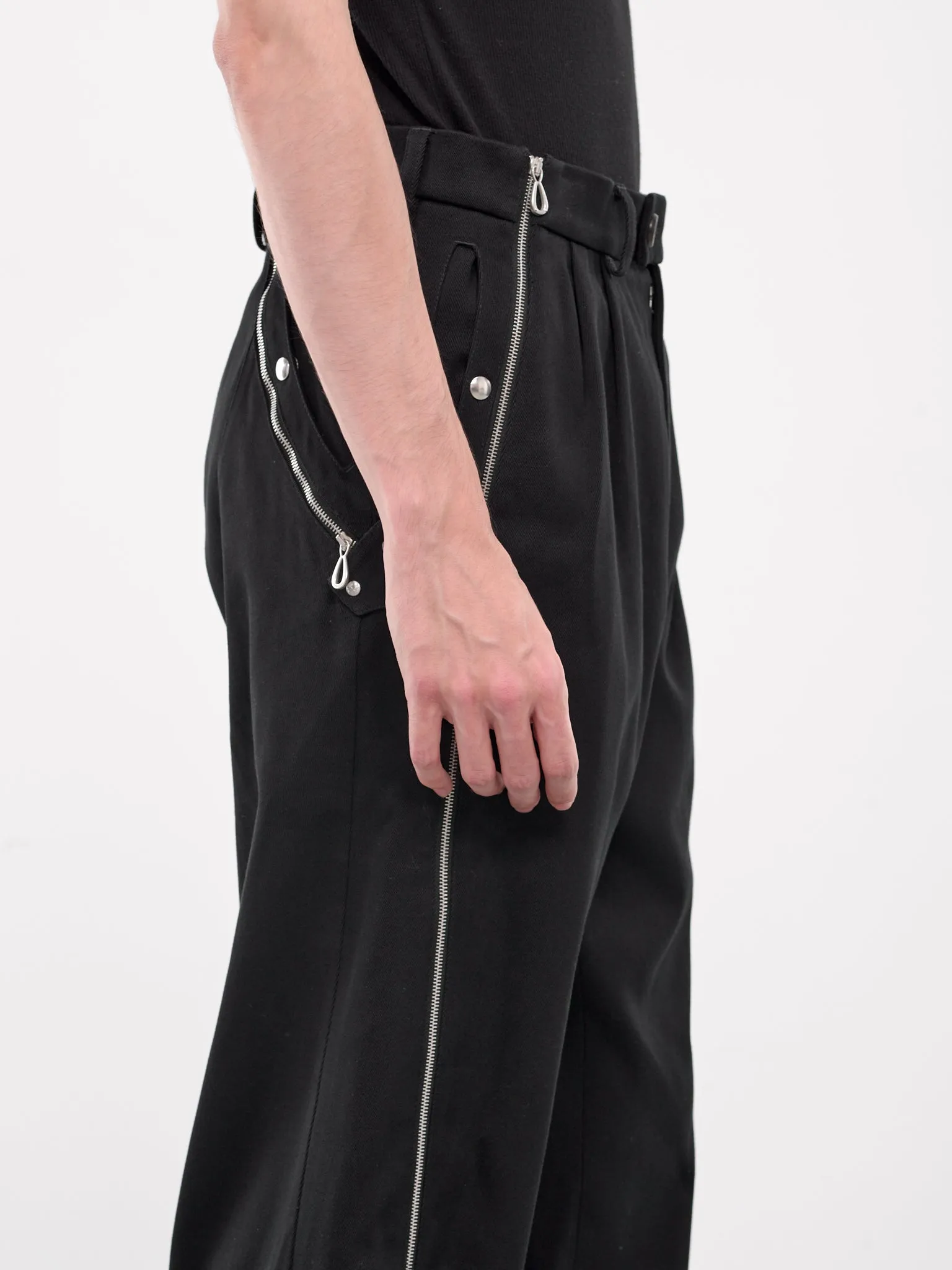 Knox Zip Trousers (T05-21-RAVEN-BLACK)