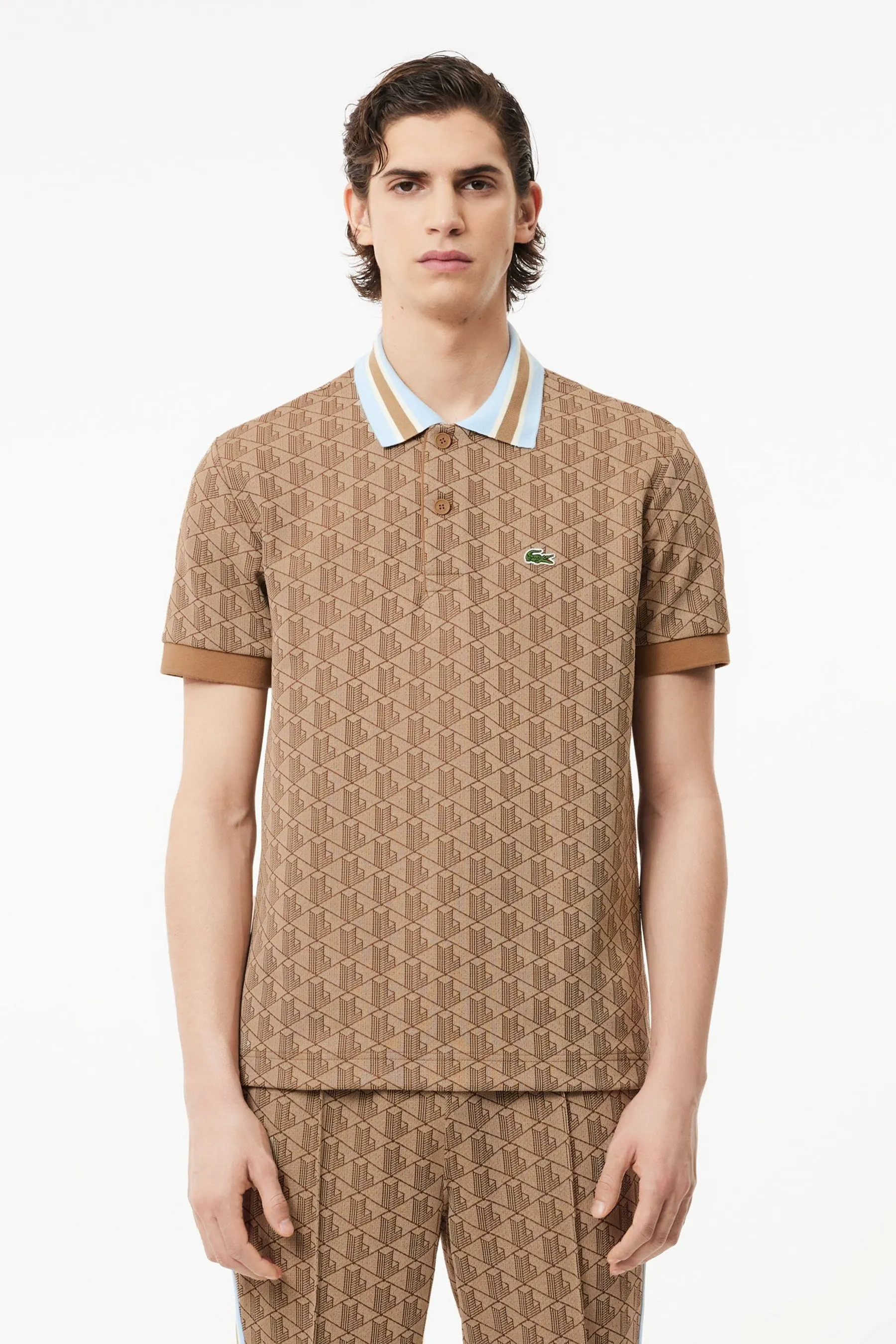 Lacoste Monogram Polo Shirt