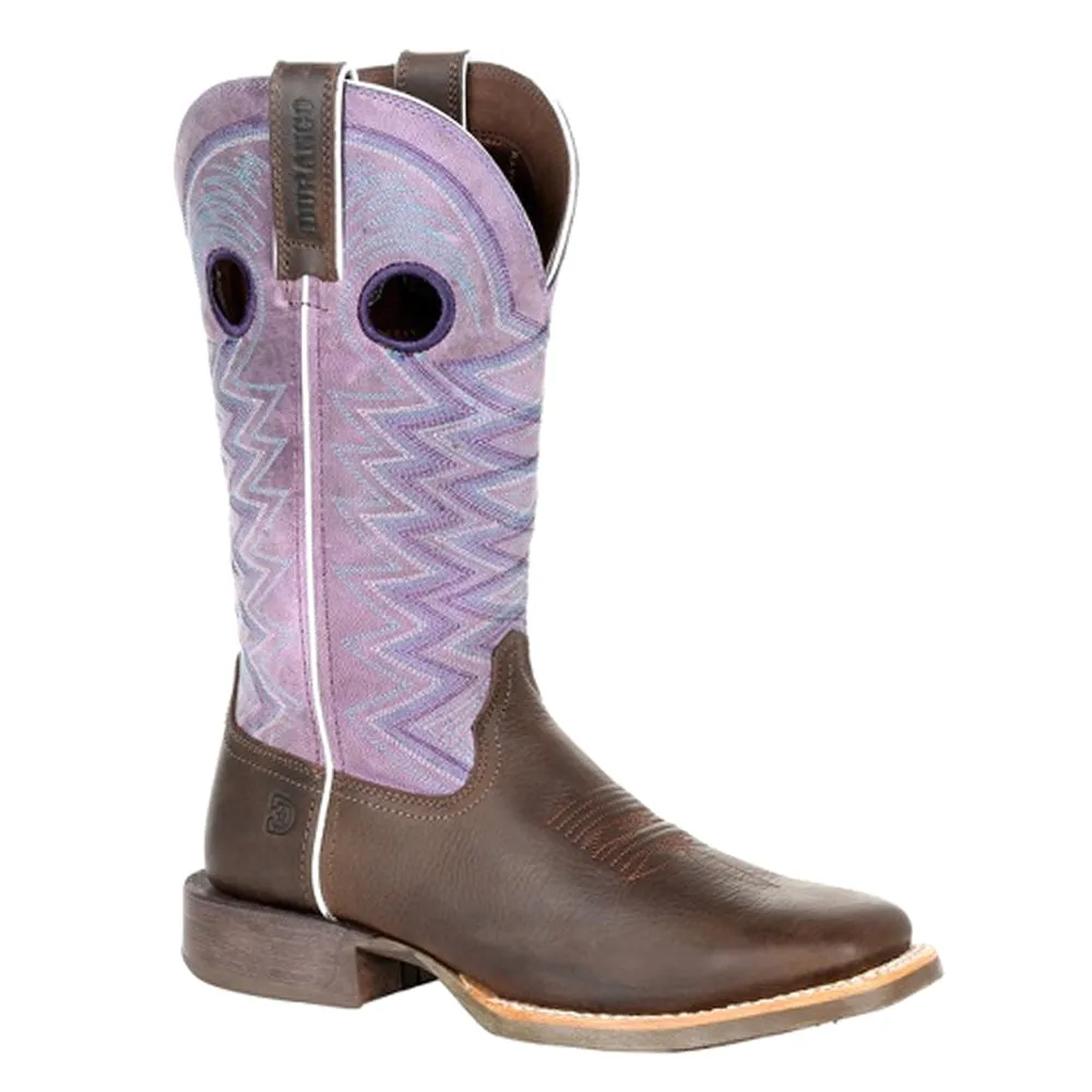 Lady Rebel Pro Amethyst Western Square Toe Cowboy Boots