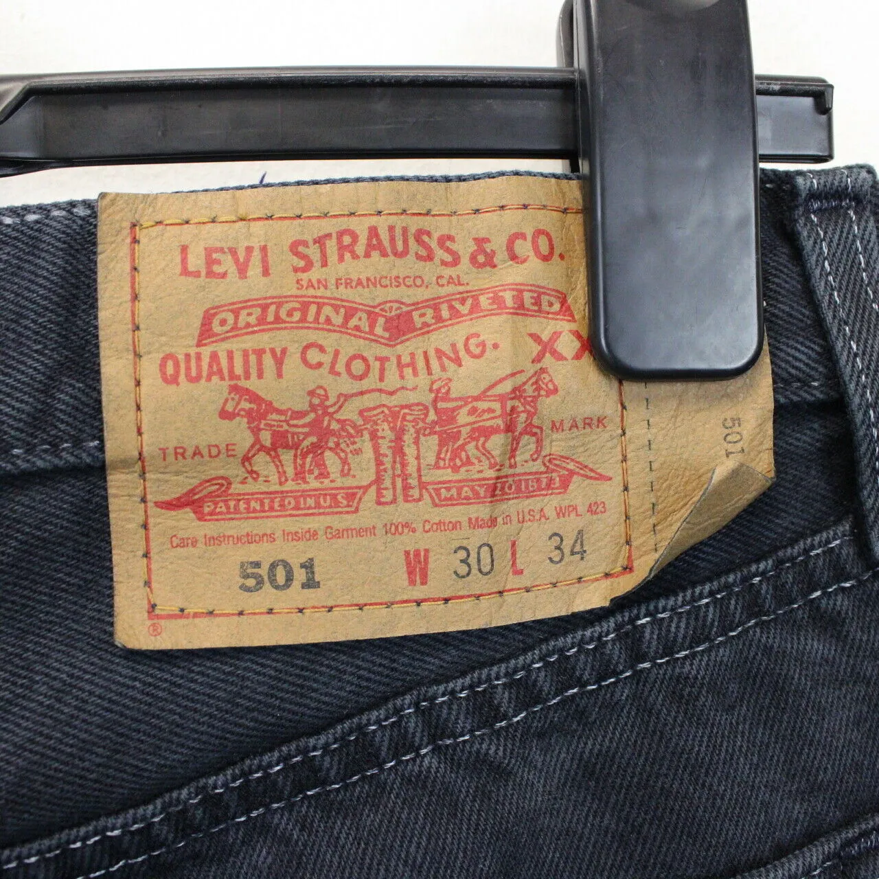 LEVIS 501 Jeans Black | W28 L30