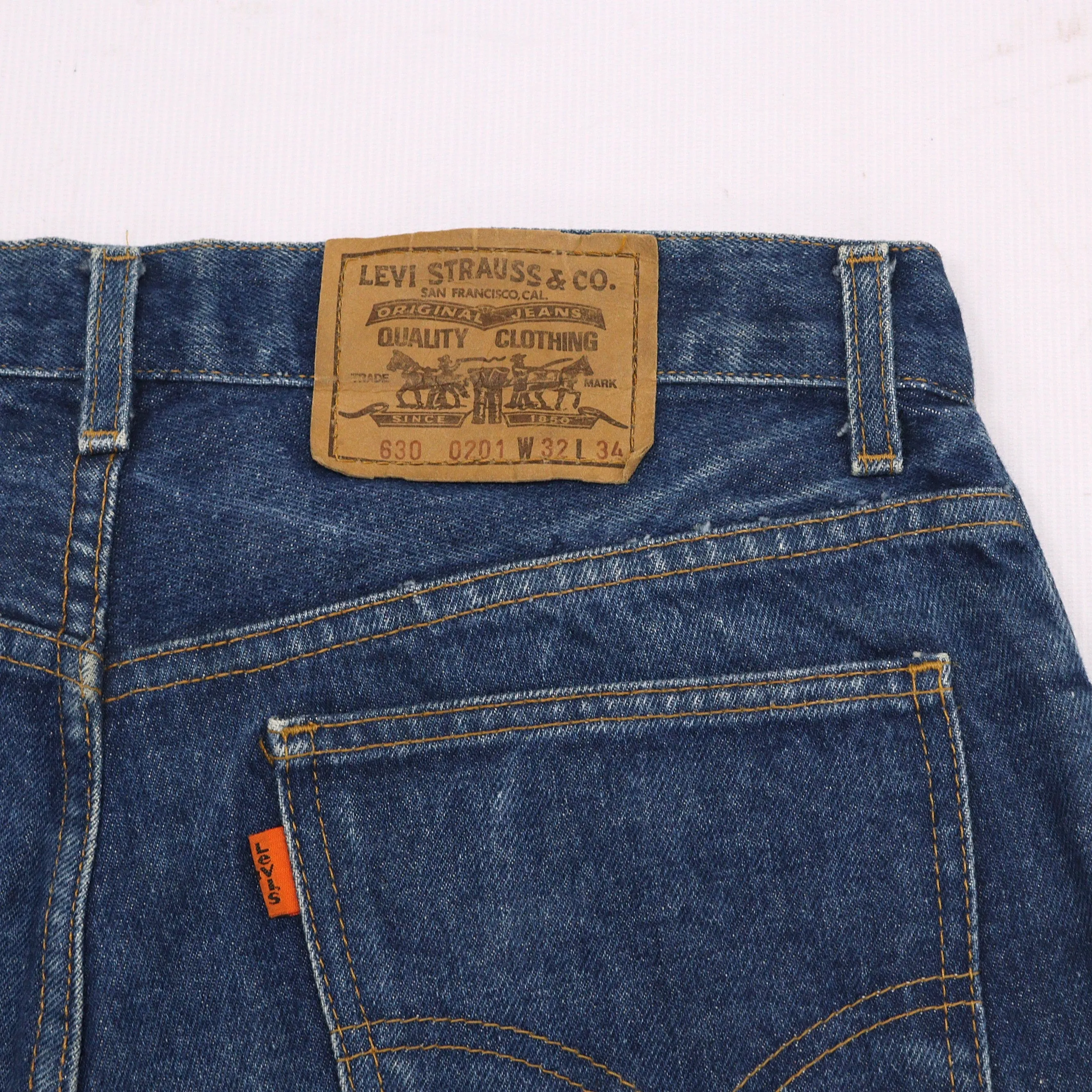 Levi's 630 Navy Blue Jeans