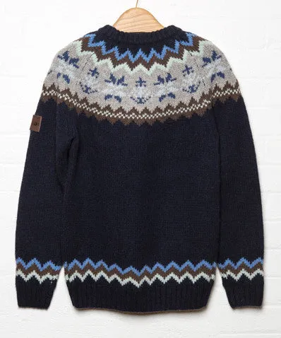 Lewisville Knit Navy