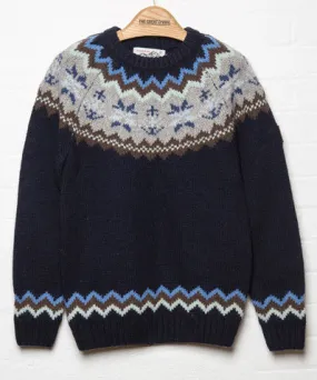 Lewisville Knit Navy