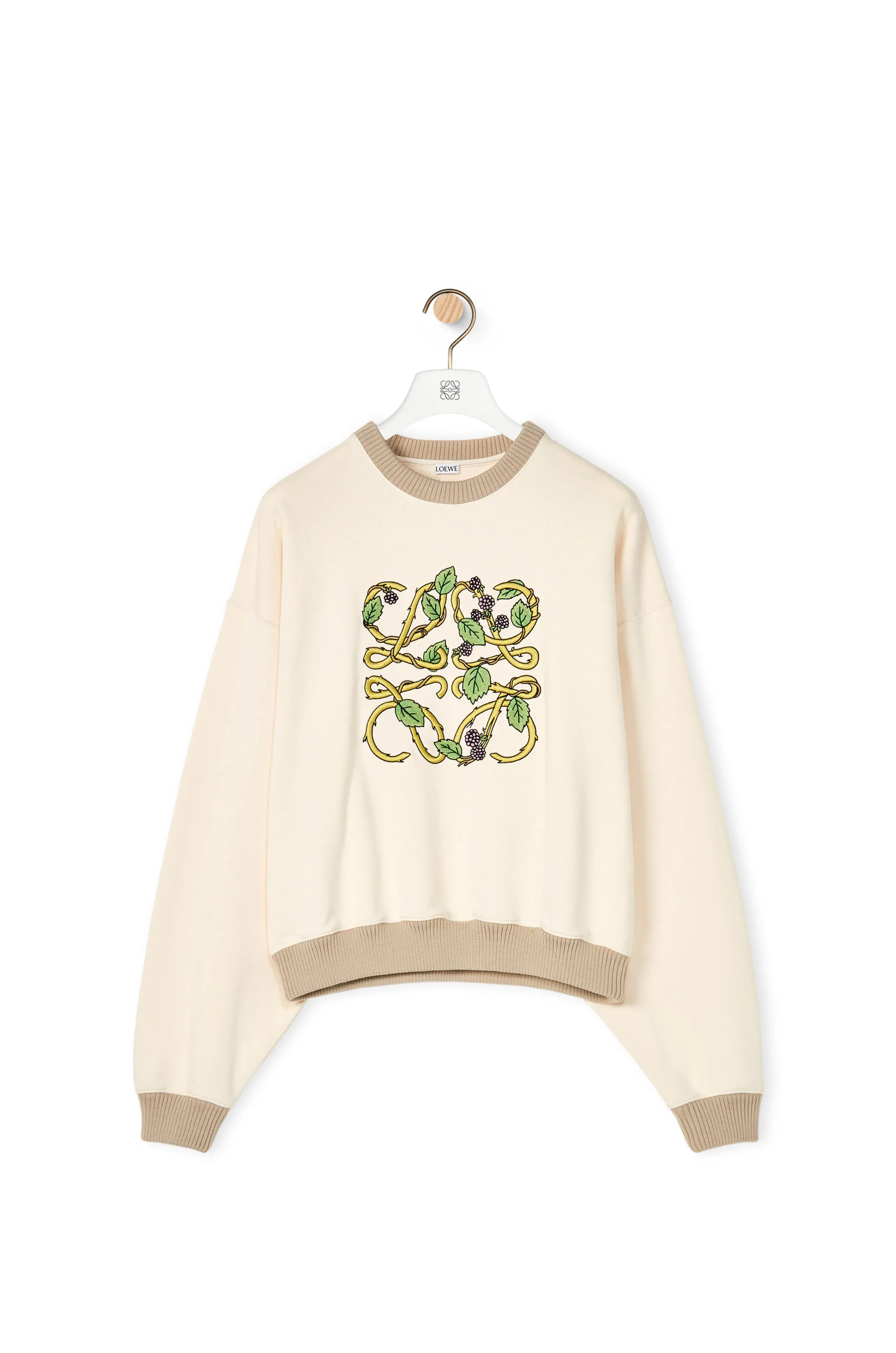 LOEWE Herbarium anagram cotton sweatshirt - SHOP NOW