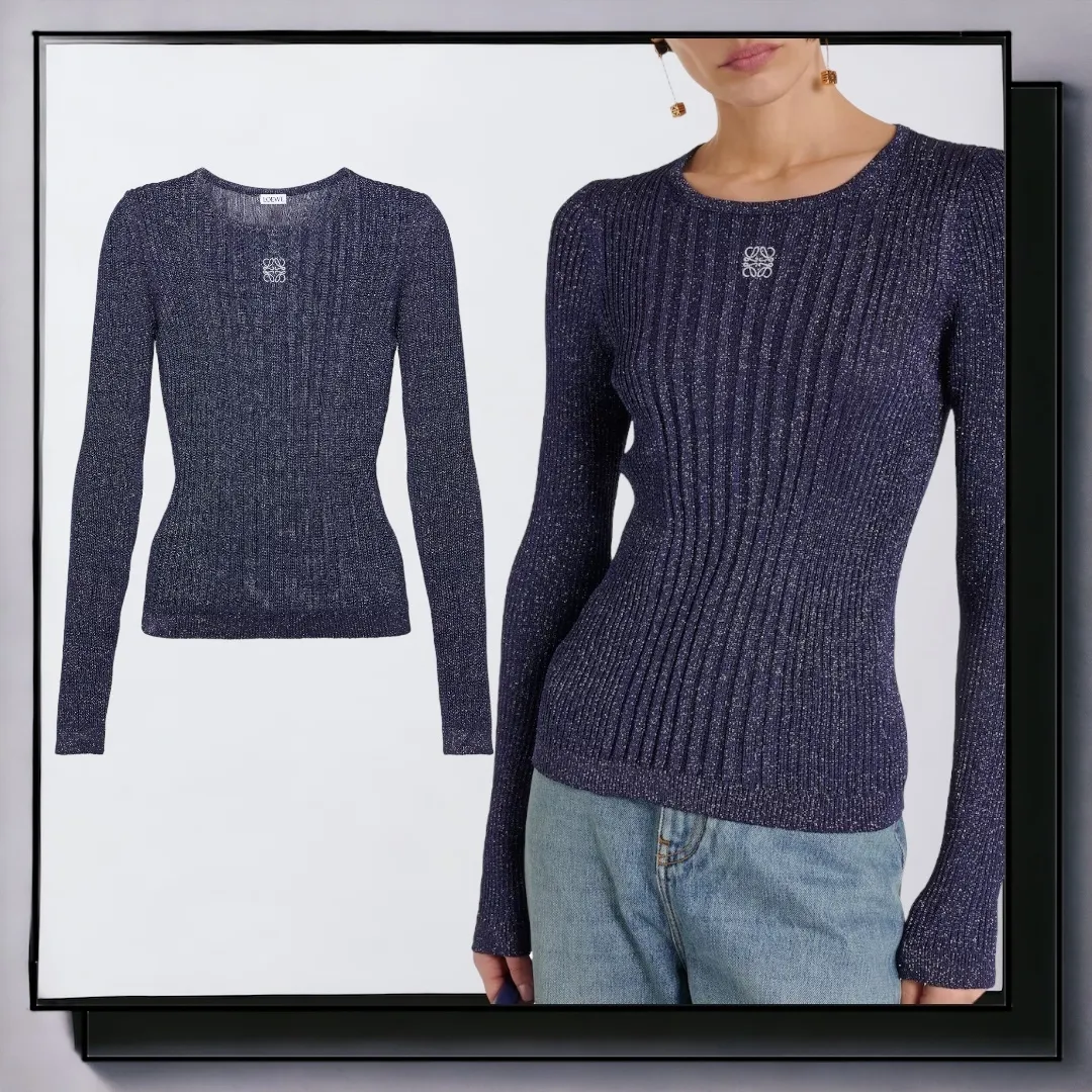 LOEWE long sleeve top viscose blend