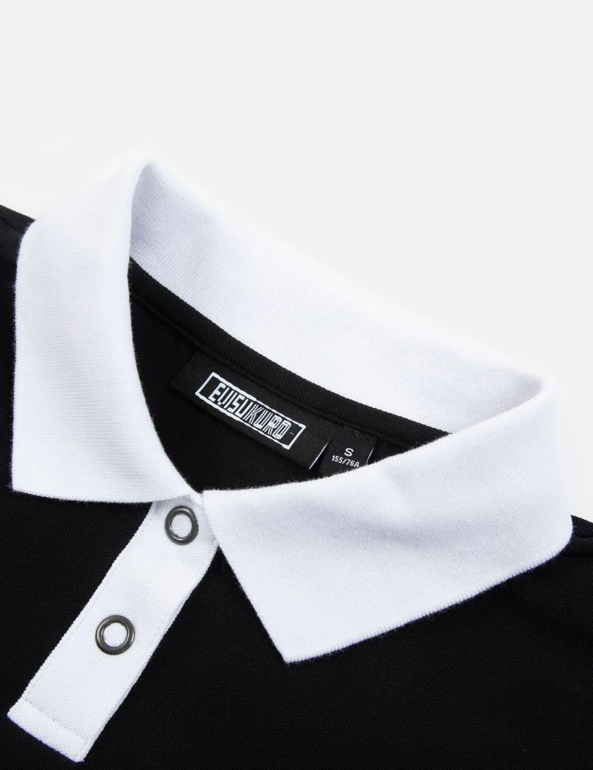 Logo Print Colorblock Polo Shirt