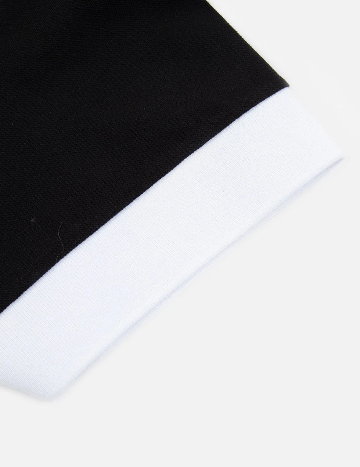 Logo Print Colorblock Polo Shirt