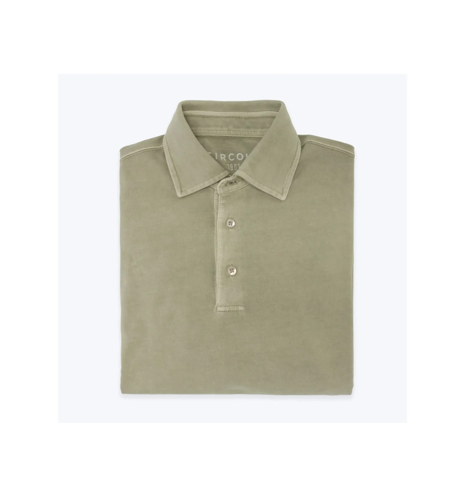 Long Sleeve Circle Polo Shirt