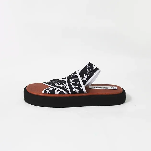 Loza Maleombho KING K 1-inch platform elastane sandals - back strap