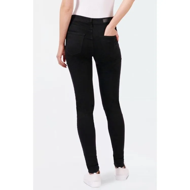 Women's Black Wash Jeans by Tania B