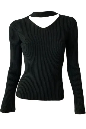 Lucia Knit Top - Black