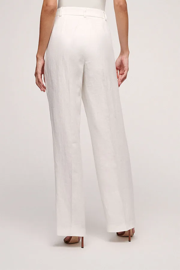 Luisa Spagnoli AKITA WIDE LEG LINEN TROUSERS