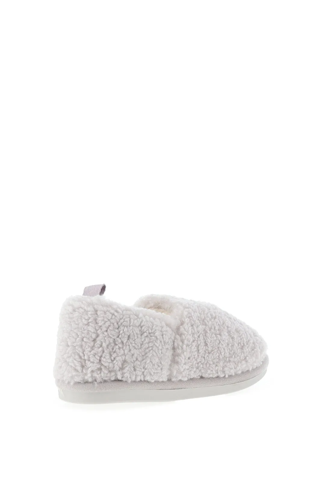 Lunar Elegance Charmaine Memory Foam Slippers, Grey