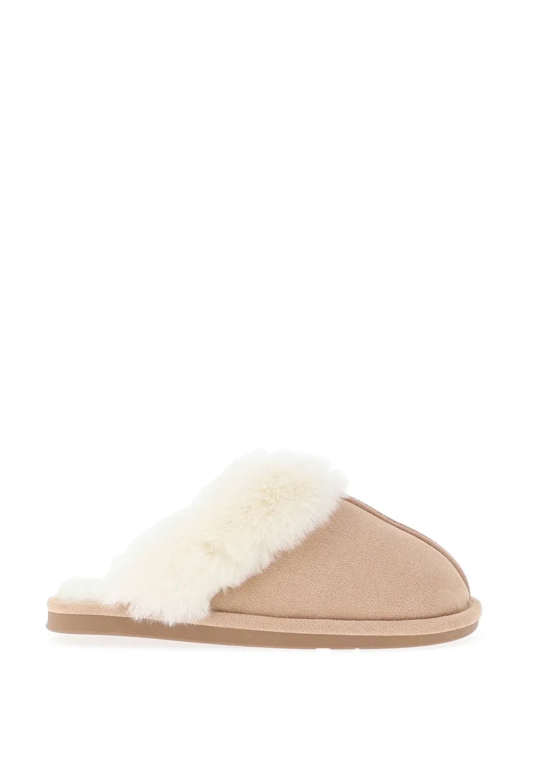 Lunar Elegance Margarita Memory Foam Slippers, Taupe