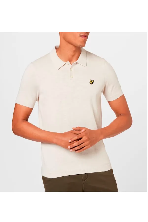 Lyle & Scott Beige Polo Shirt