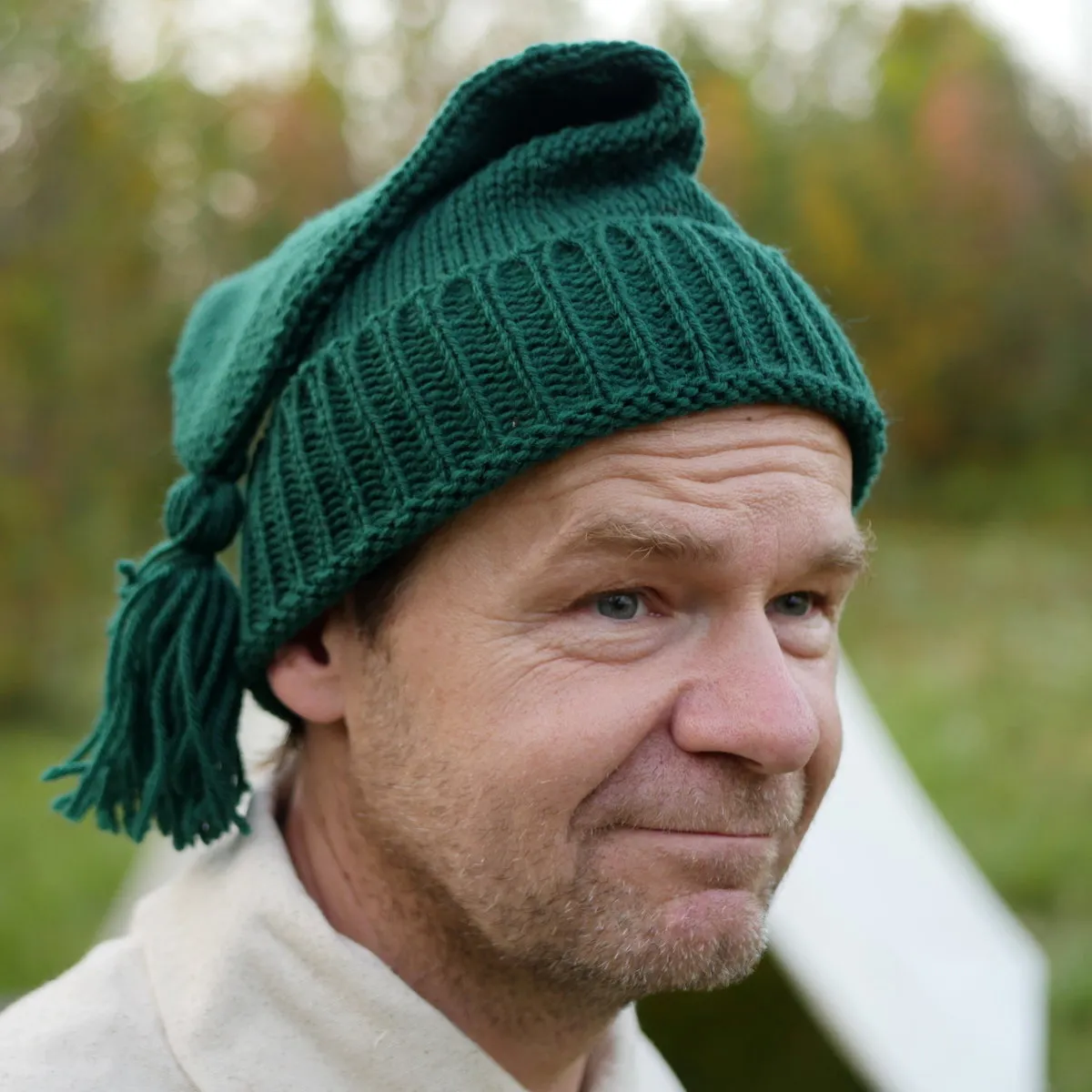 Machine-Knit Voyageur's Cap