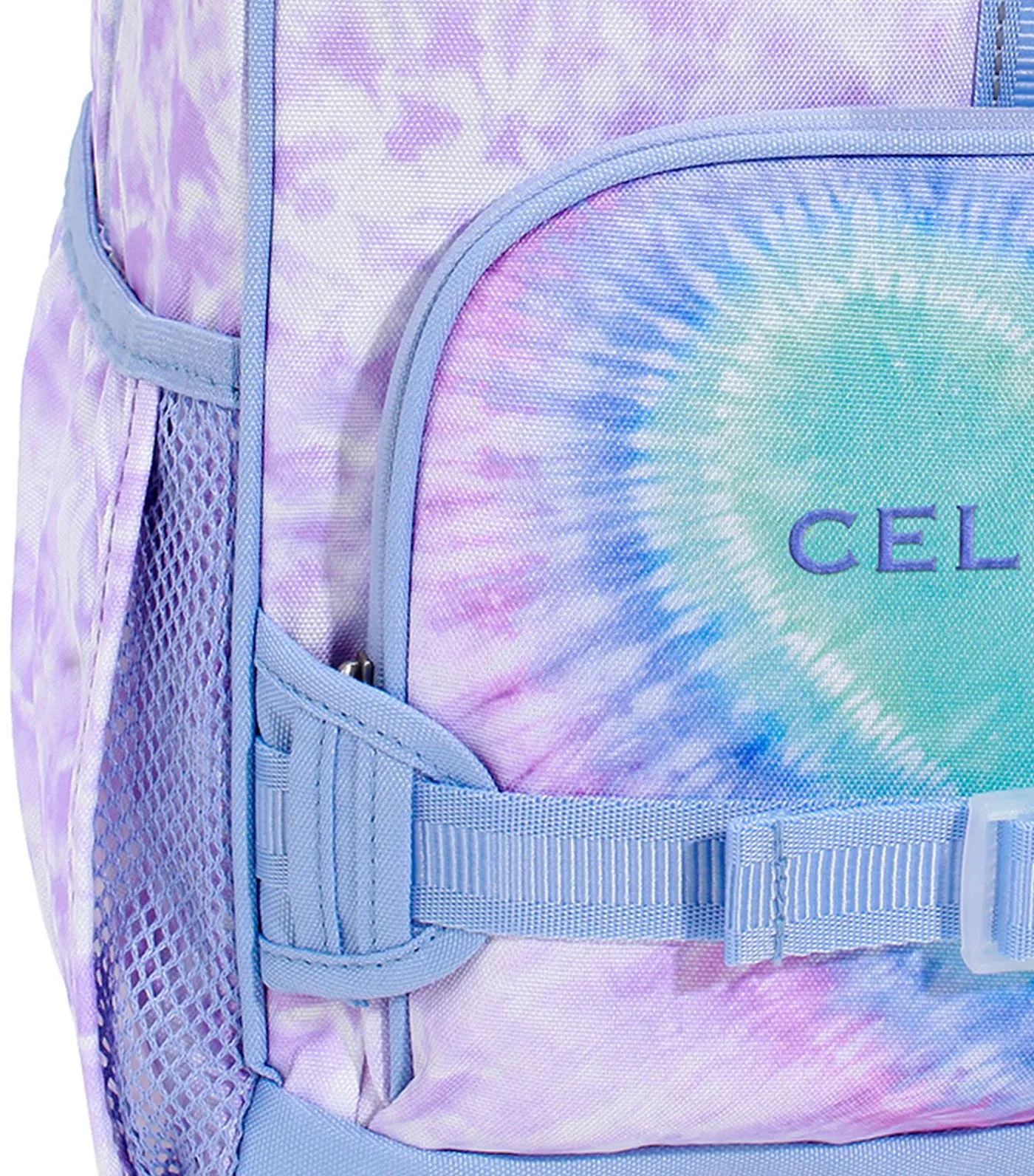 Mackenzie Lavender Heart Tie-Dye Backpacks, Large -> Lavender Heart Tie-Dye Backpacks by Mackenzie, Large.