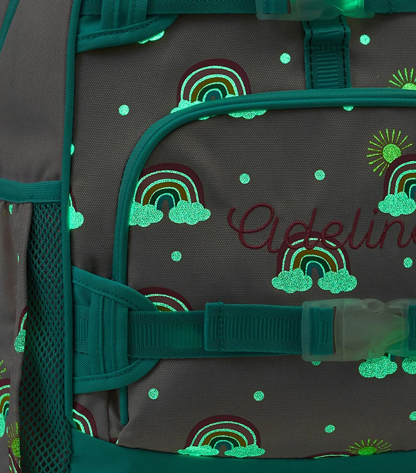 Mackenzie Glow-in-the-Dark Rainbow Backpacks