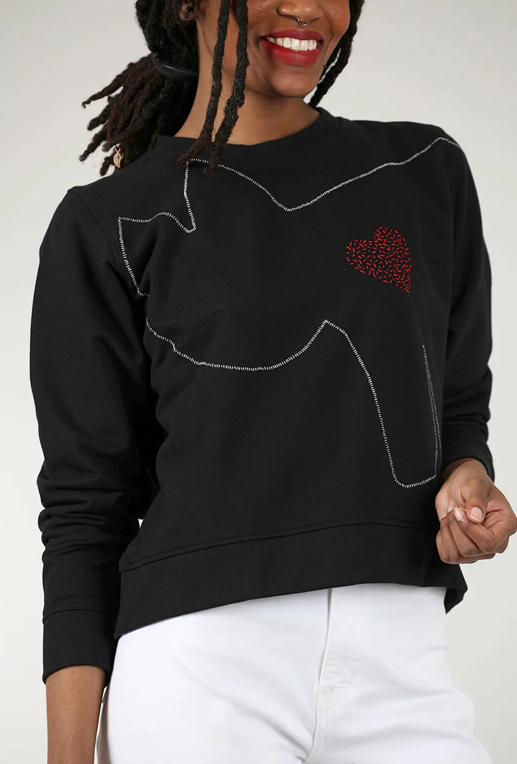 Madre Sweatshirt, Black