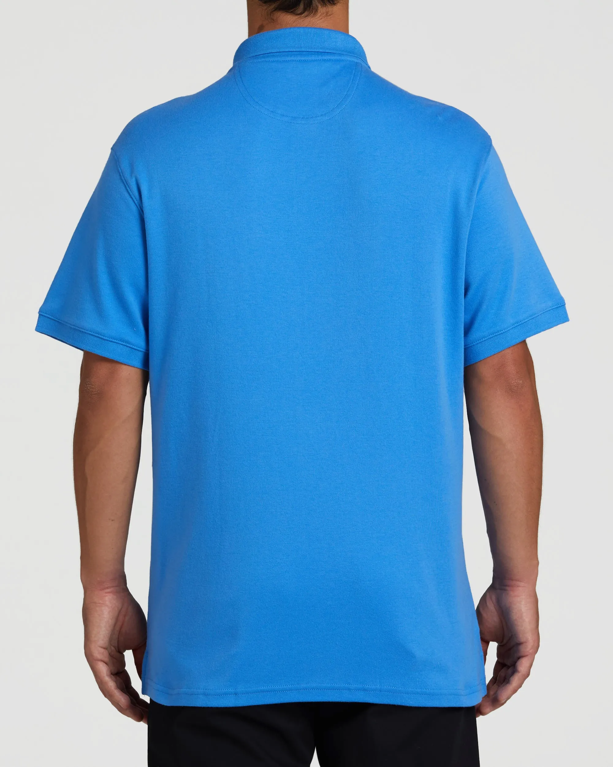 MagnaClick Cotton Polo (Mens) - Blue