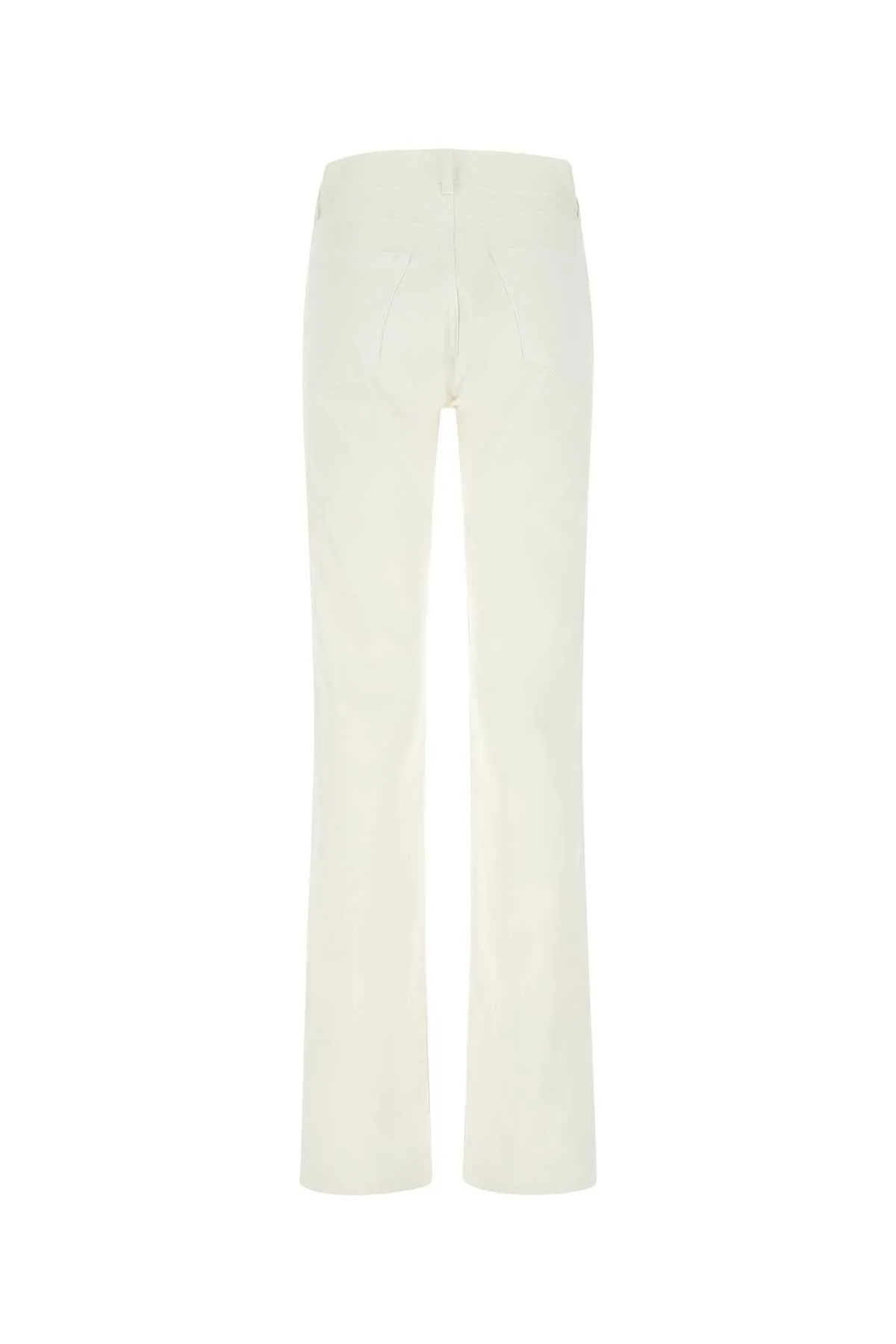 Straight Leg Jeans with Button Details by Maison Margiela