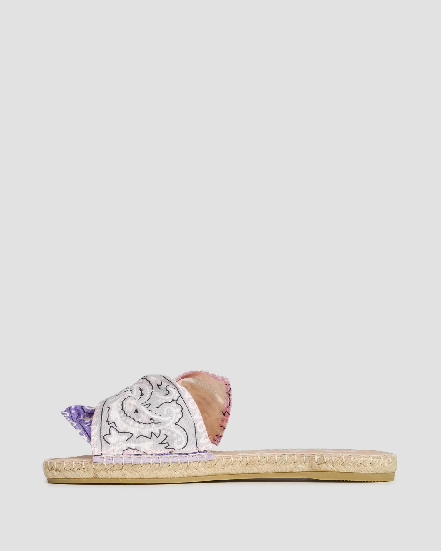 MANEBI Bandana espadrilles G88JK-blush-lilac