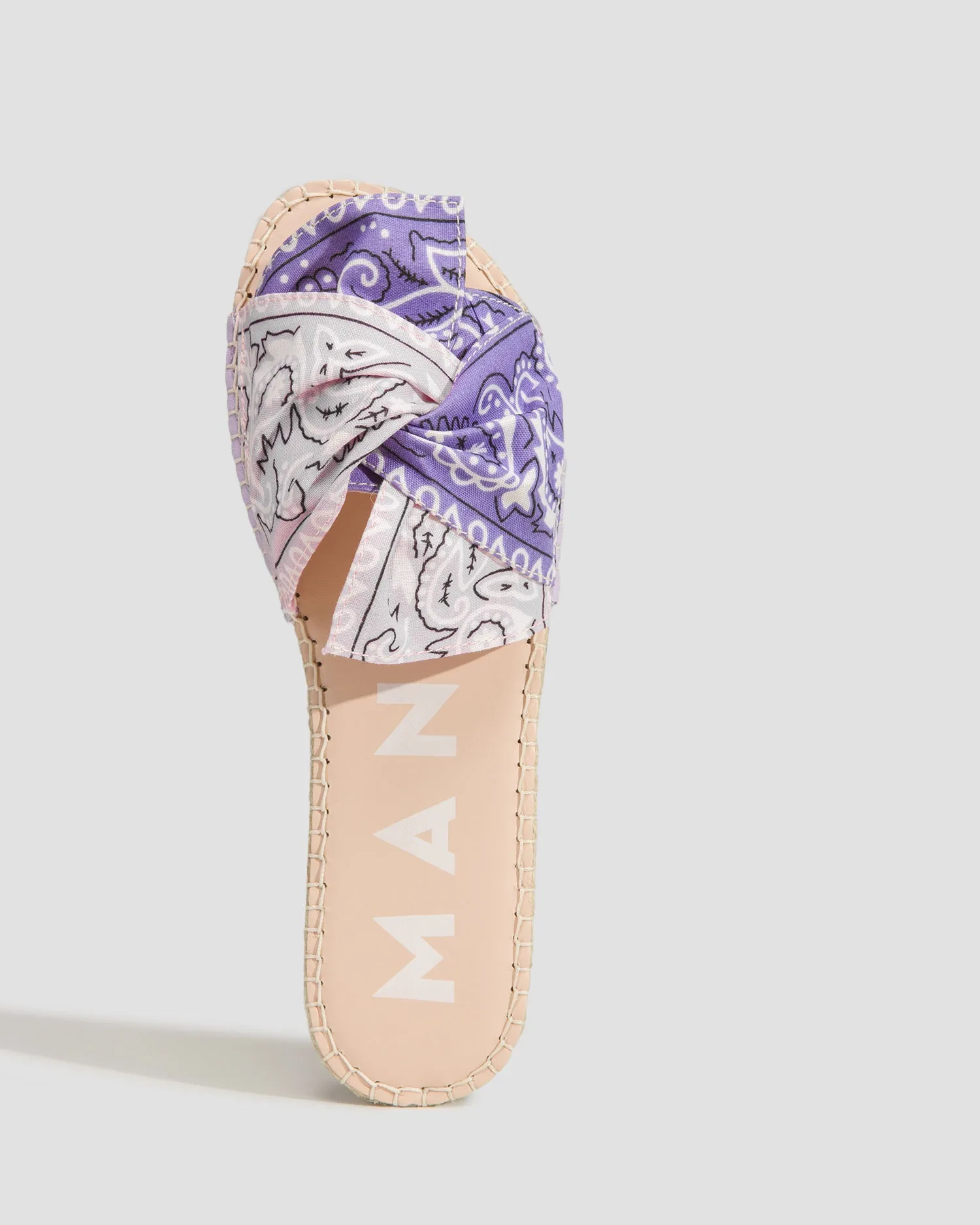 MANEBI Bandana espadrilles G88JK-blush-lilac