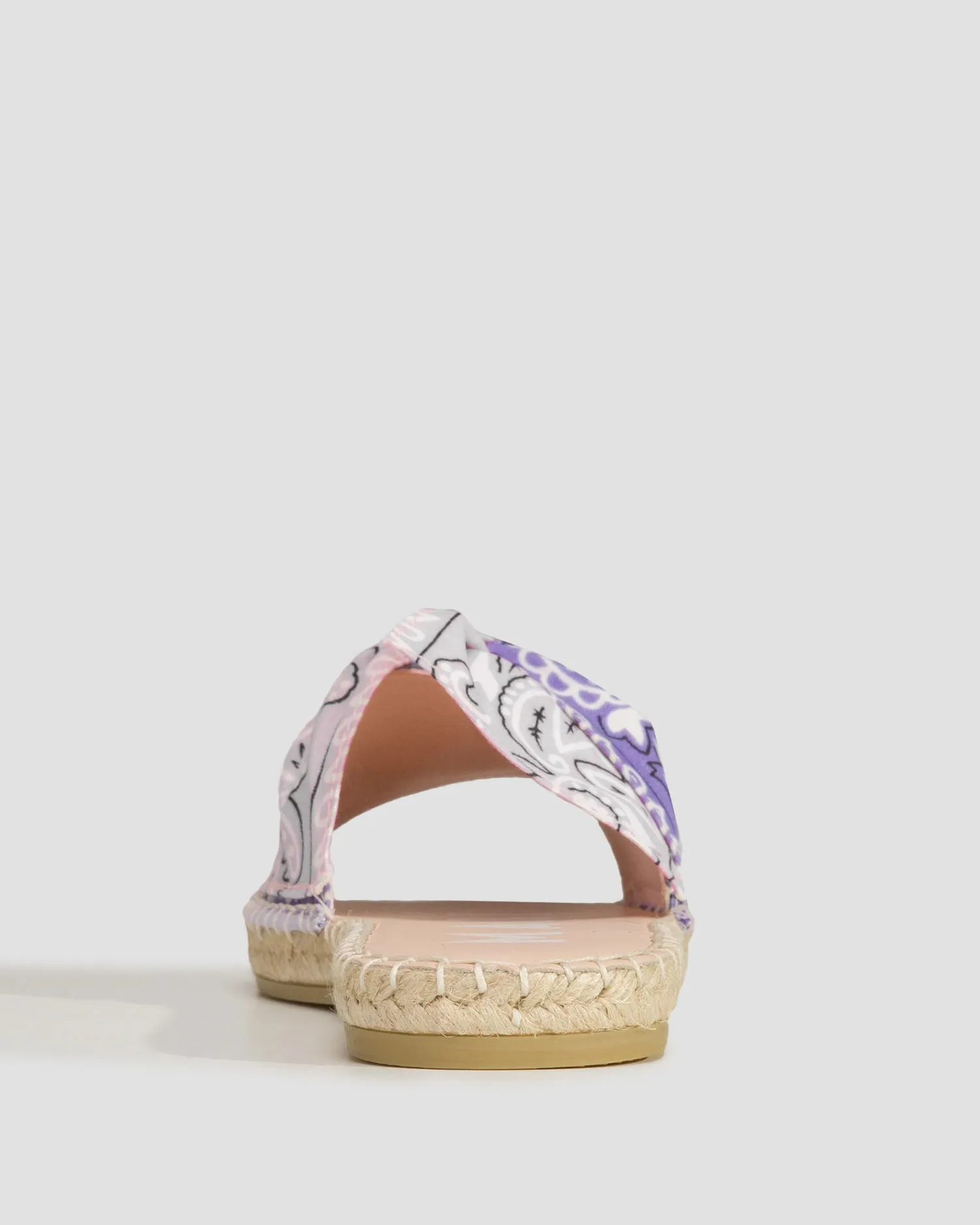 MANEBI Bandana espadrilles G88JK-blush-lilac