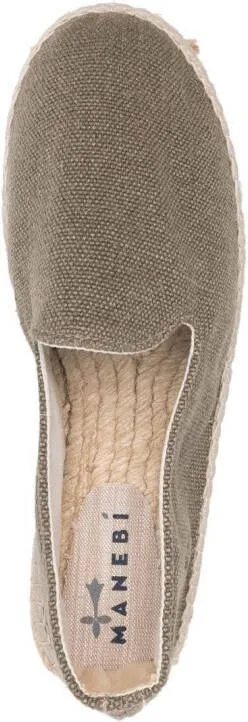 Manebi La Havana organic hemp espadrilles Green