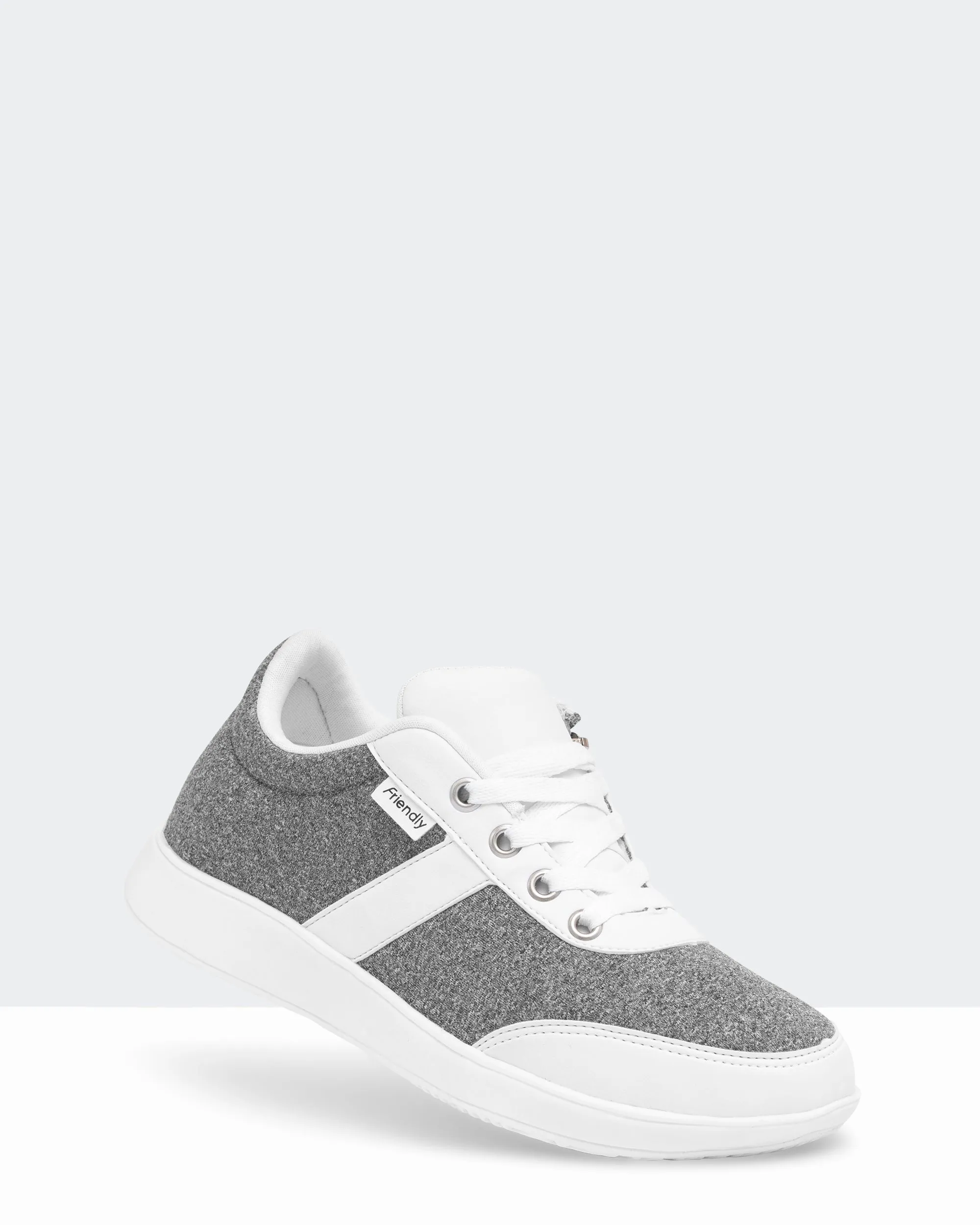 Marlo Knit (Women) - Heather Grey & White